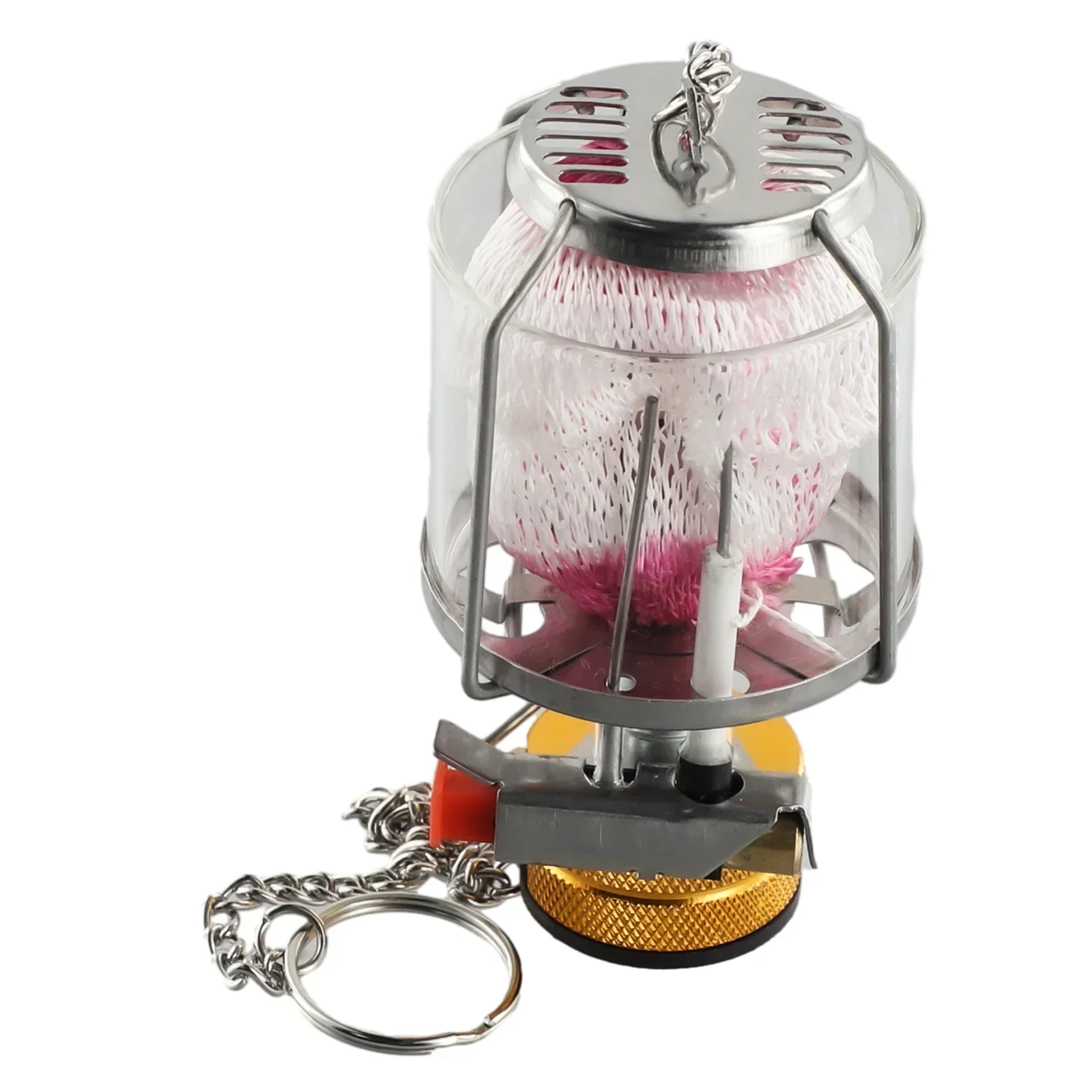 Gas Lamp Outdoor Camping Lantern Tent Lamp Hanging Glass Lamp Torch Hanging Glass Lamp Portable Gas Light Camping Equipment