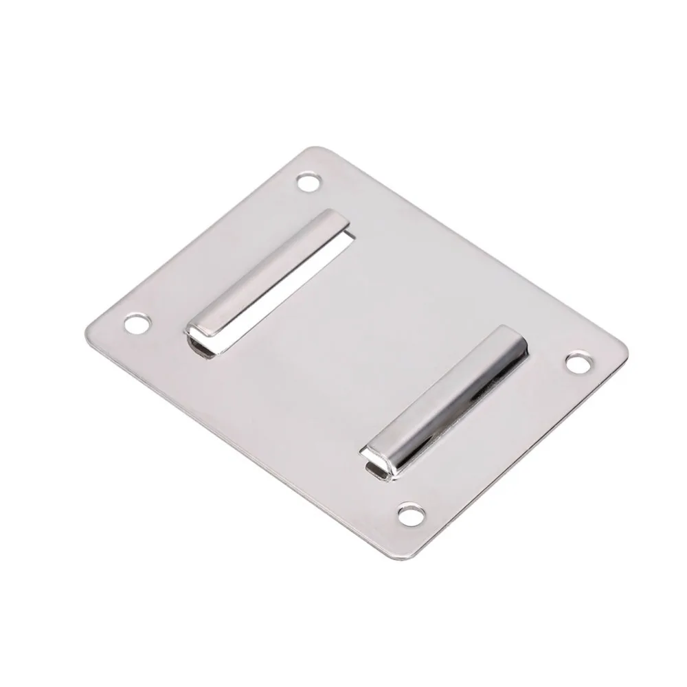 

Adjustable Umbrella Holder Bracket Detachable with 6 Screws Fishing Umbrella Stand Silver Stainless Steel Fishing Box Holder