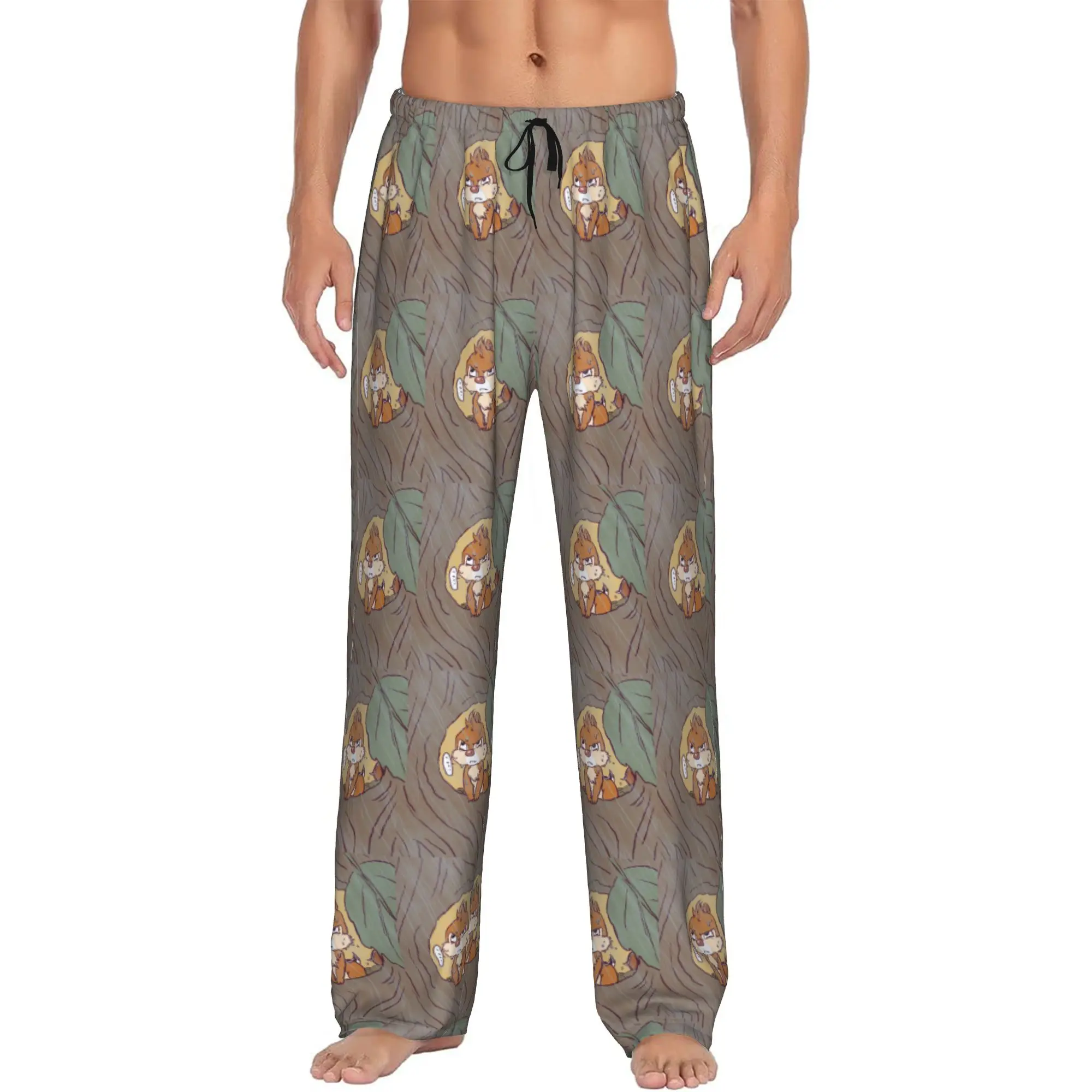 

Custom Men's Chip Anime D-Dales Pajama Pants Printed Sleep Sleepwear Bottoms with Pockets