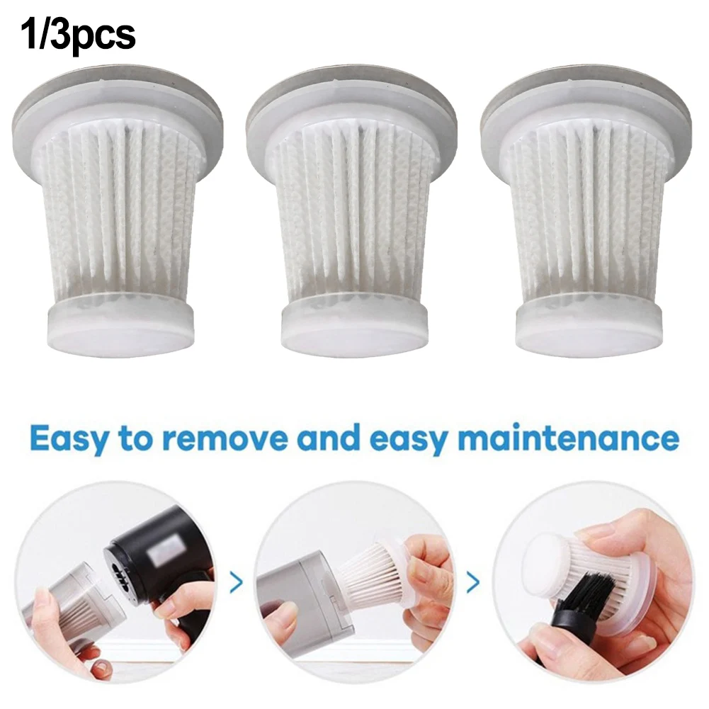 Car Wireless Vacuum Cleaner Filter Accessory For 6656 107 Models, HEPA Filtration Screen Replacement Part, For Maintaining