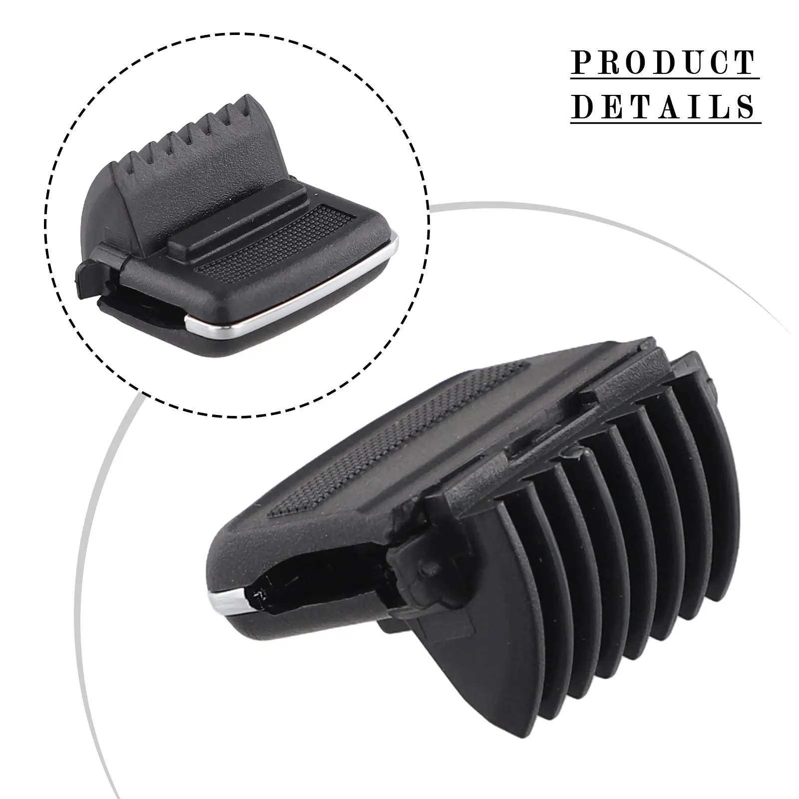 New Practical Air Vent Paddle Clip AC Vent Truck Front Interior Plastic A/C A/C Vent Clip Accessories Black Car