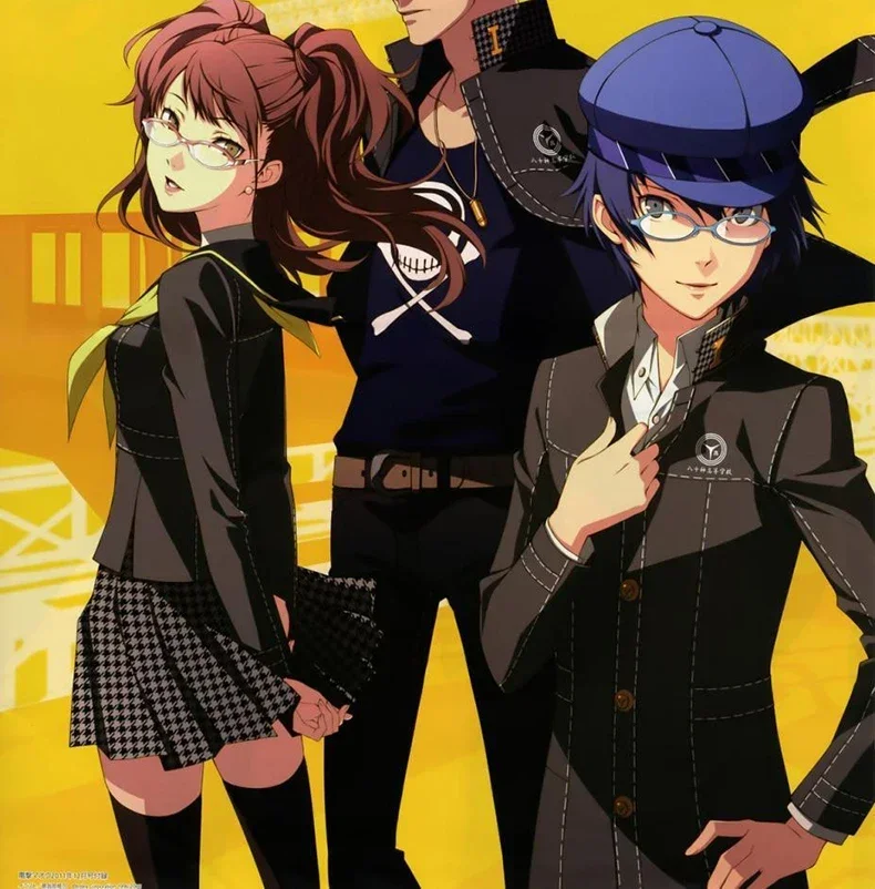 Anime Persona 4 Rise Kujikawa Cosplay Costumes Uniform Suits P4 School Uniforms Outfit Top Skirt Tie Women Halloween Costume