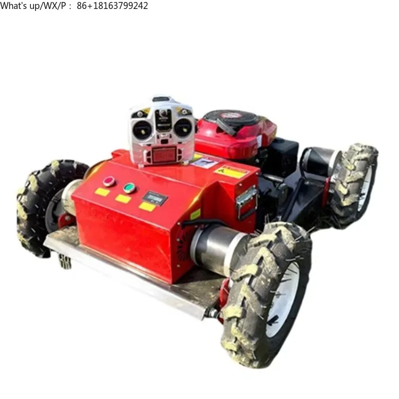 

Small Crawler All-Terrain Mower - Orchard Lawn Clearing Weeding Machine, Crawler