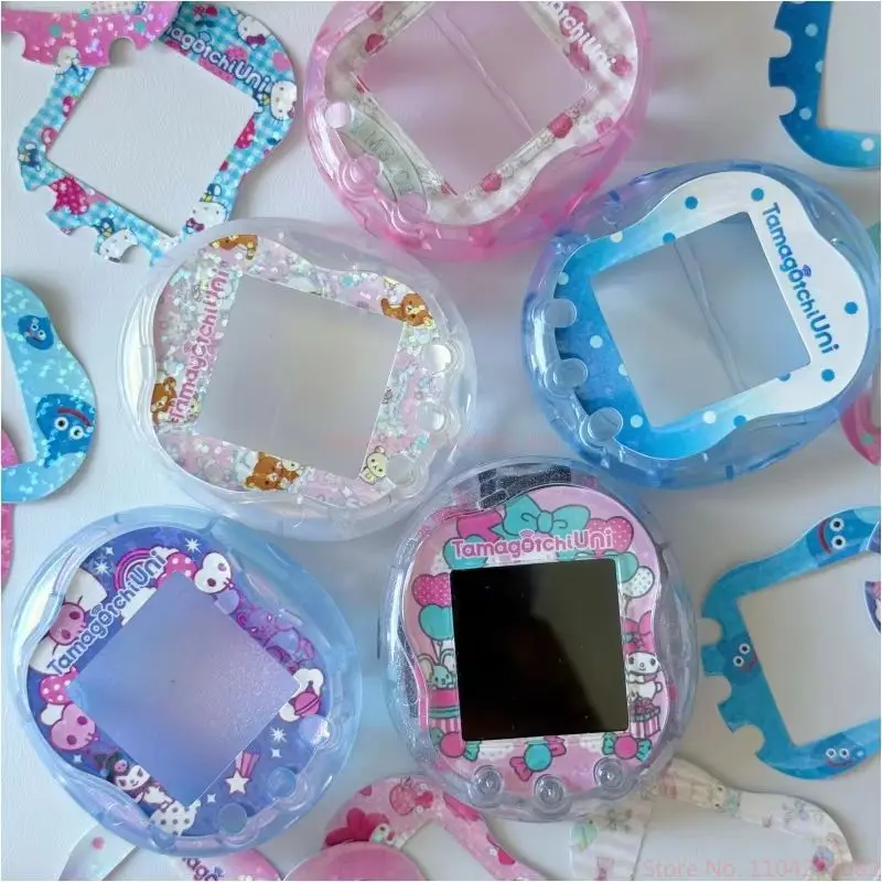 ملصق حيوانات أليفة إلكتروني جديد عالي الجودة من Tamagotchi على الوجهين لوحة ورقية قابلة للاستخدام وحدة تحكم ألعاب Tamagotchi ديكور هدية واقية