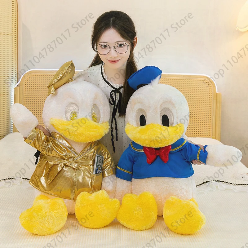 

55cm Disney Donald Duck Plush Toy Stuffed Doll Kawaii Fluffy Anime Home Decor Bedroom Gift For Girls Kids Fans Collection Cute