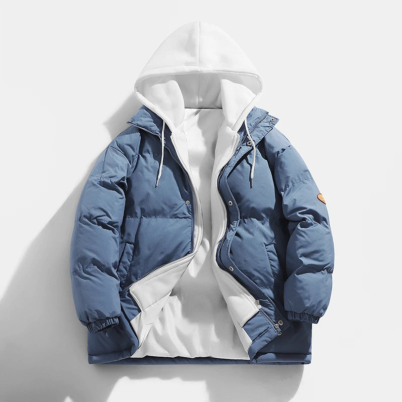 Hot Sale Hooded Men Parkas Jackets Winter Thicken Warm Cotton Coats Multiple Colors Windproof Outerwear Comfortable All-match