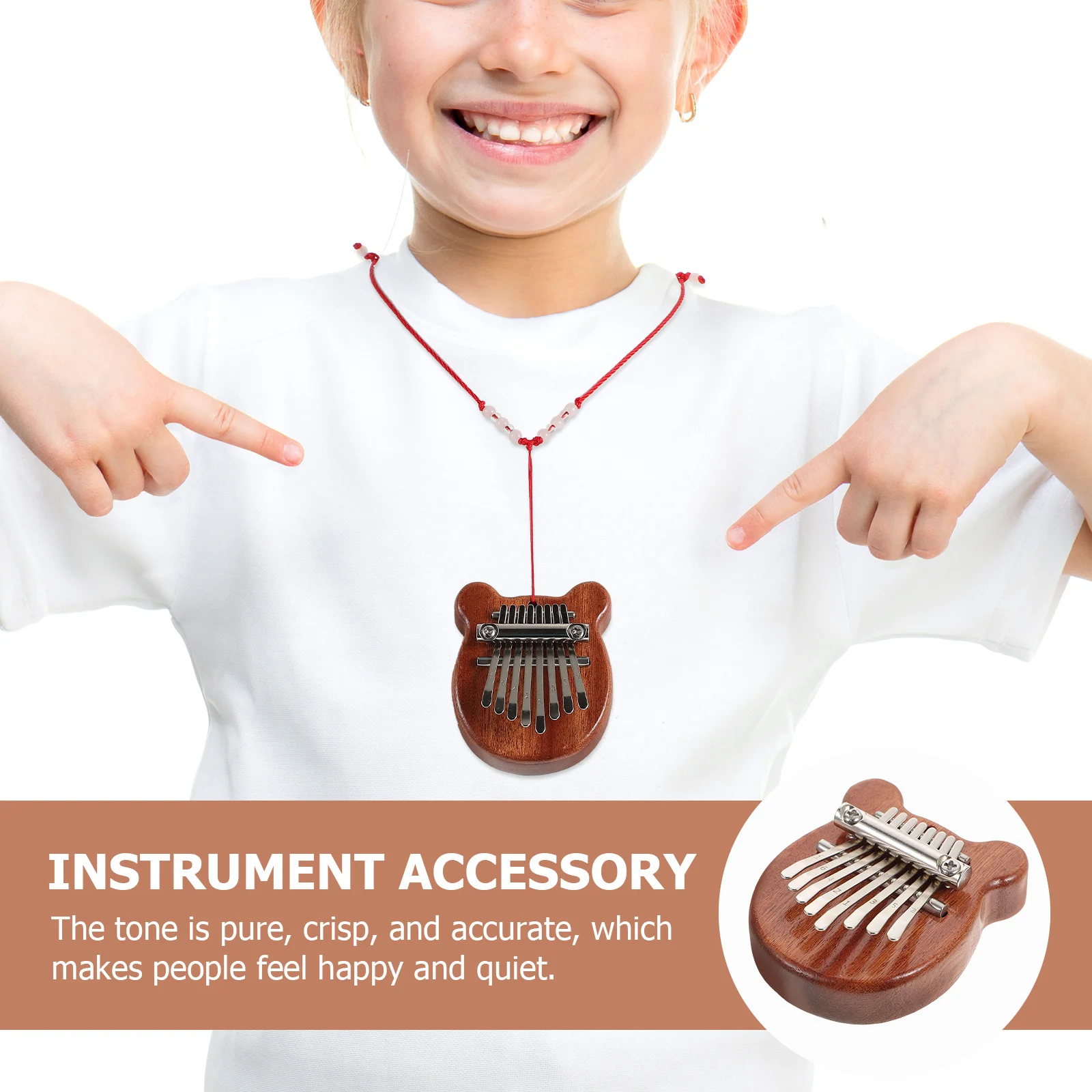 

Small Finger Piano Portable Lightweight Thumb Instrument Mini Size Easy to Carry for Beginners and Professionals Musical