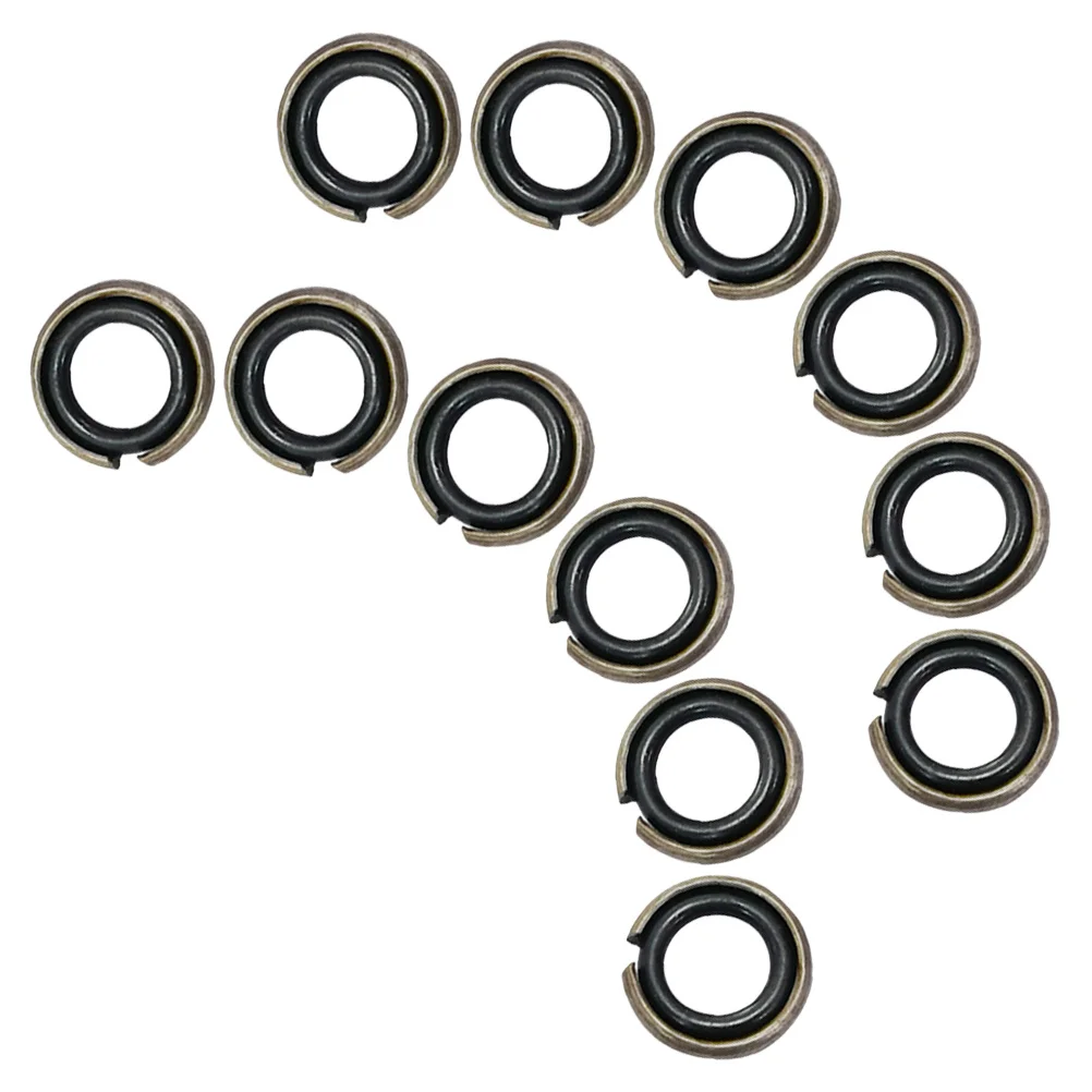 12 ensembles de bagues de retenue de clé à chocs, joints toriques en caoutchouc, Kit de remplacement de retenue de douille d'entraînement haute durabilité pour outils de 125Mm