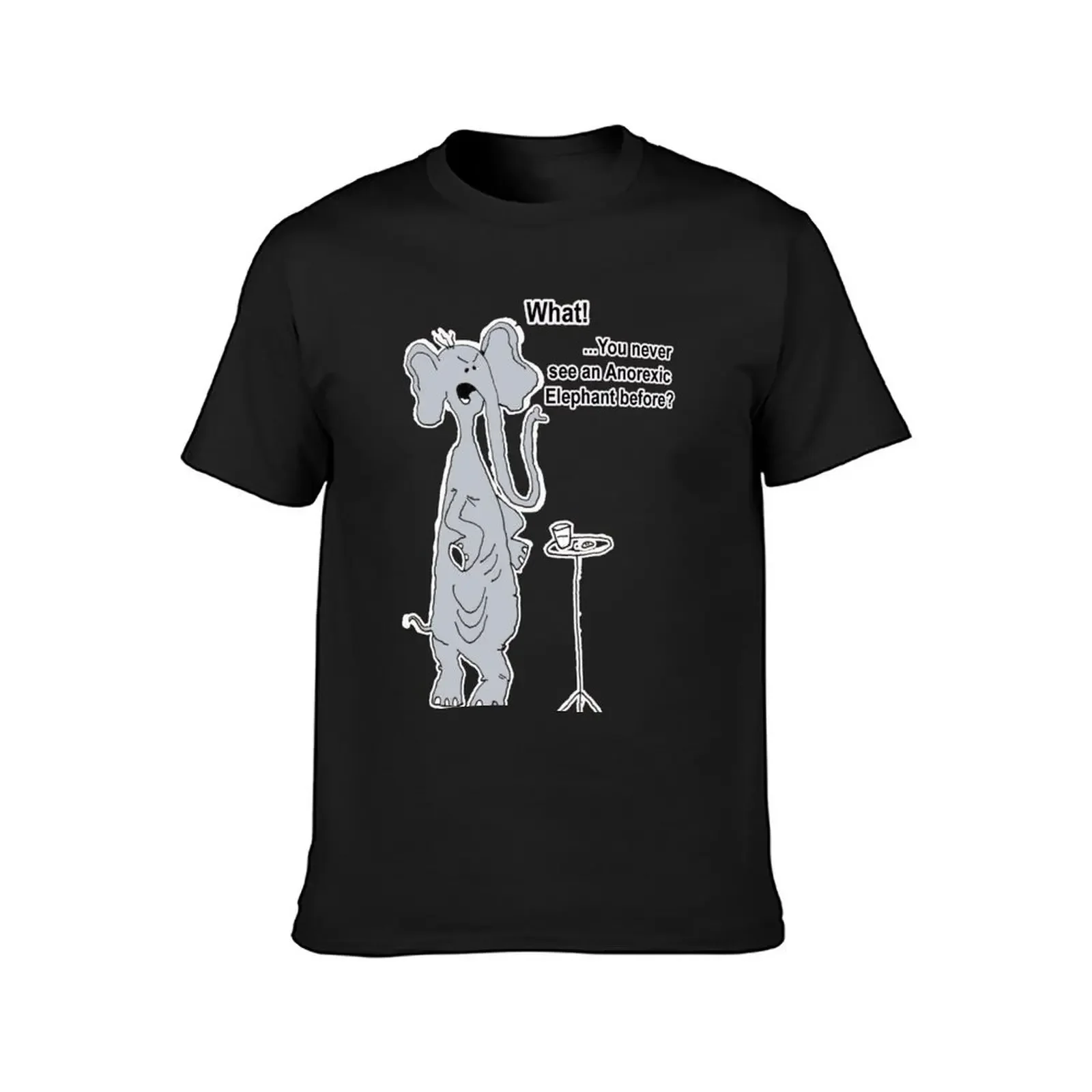 Anorexic Elephant -T Shirt T-Shirt cute tops anime clothes anime tshirt shirts graphic tee outfits for men