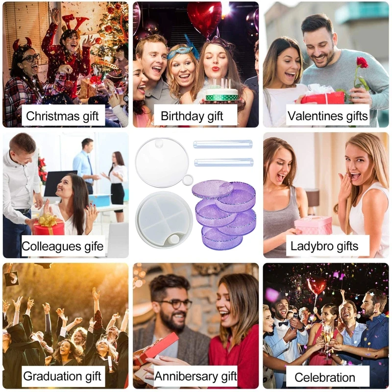 Jewelry Rings Box Mold Suitable for Candle Holder Jewelry Box Flower Pot Craft