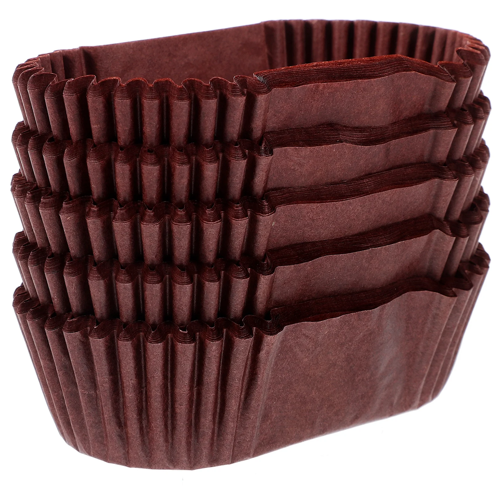 1000 قطعة كوب ورقي للكيك شكل قارب بيضاوي مقاوم لدرجات الحرارة العالية مقاوم للشحوم بطانات الخبز للكعك المصاصات الآيس كريم