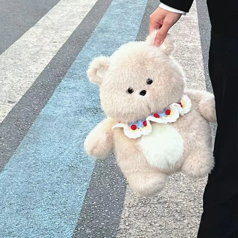 35 センチメートルテディベアバニーバックパックシミュレーションぬいぐるみ置物人形漫画アニメかわいい枕クッション家の装飾チー