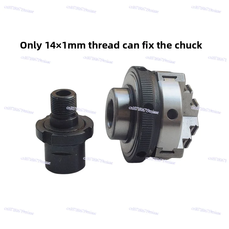 K01 50 Three-jaw Self-centering Hand-tight Chuck M14 * 1 Woodworking Mini Miniature Chuck Connecting Rod
