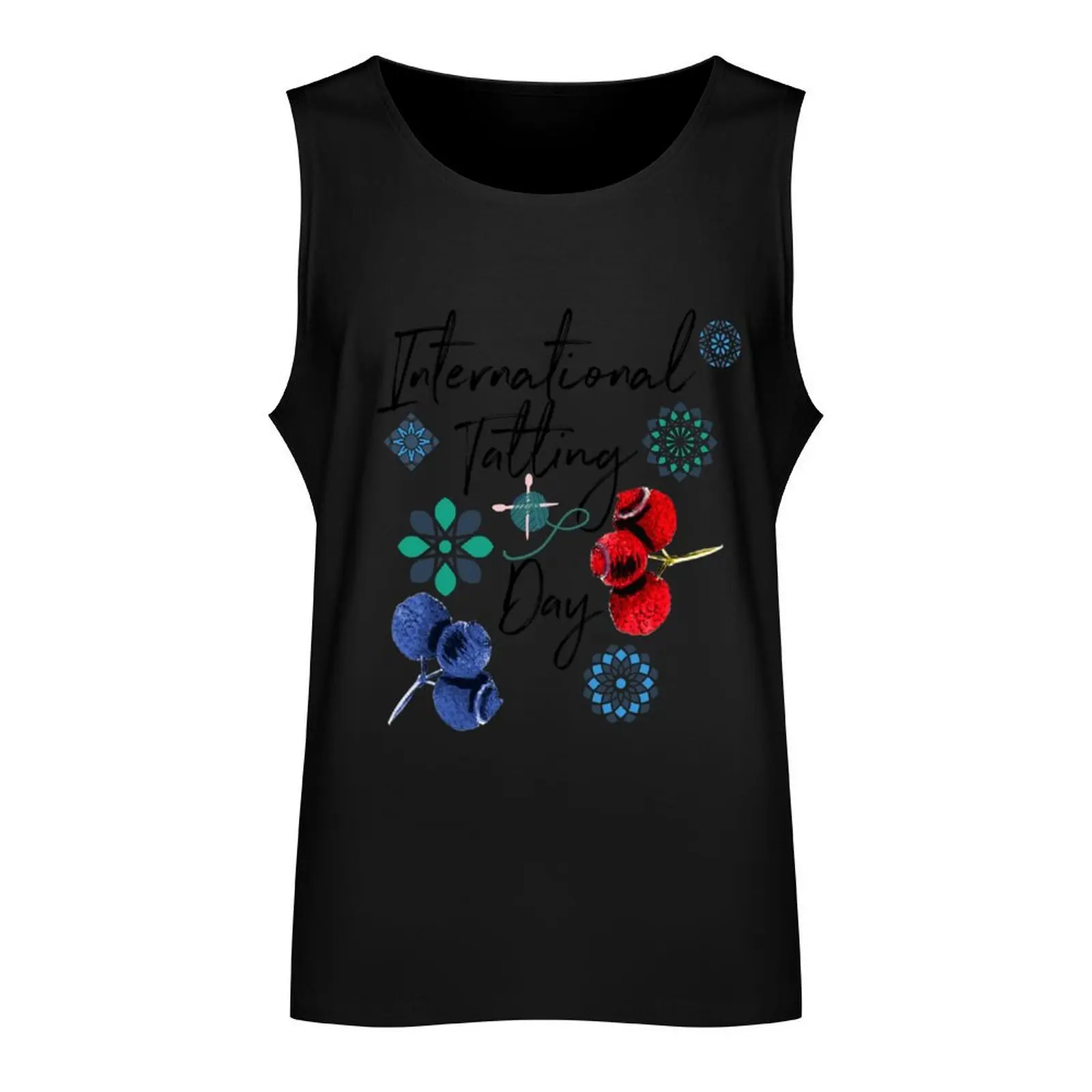 Internation Tatting Day Design Tank Top Men sleeveless tee cool things singlet for men Muscle fit