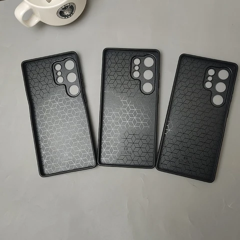Samsung Galaxy S25 S24 S23 FE S22 S21 Ultra Plus A55 A56 кожаный чехол для телефона из овчины, защитный чехол для объектива из мягкой овчины