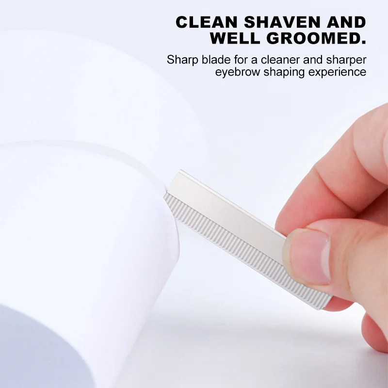 10 stuks decoratie wenkbrauwmes roestvrij staal wenkbrauwscheermes wenkbrauwmes make-up artiest scheermes wenkbrauwmes schoonheidsgereedschap