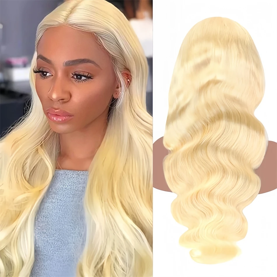 

30 Inch 200 Density 13x6 Hd Lace Frontal Blonde 613 Colored Body Wave Wig 100% Human Hair Brazilian Cheap Wigs on Clearance Sale