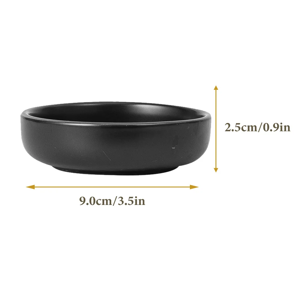 

2Pcs Ceramic Dipping Bowls Small Sauce Dishes Versatile Kitchen Condiment Bowls Easy Clean Home Party Travel Use