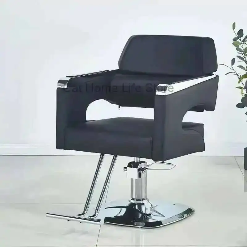 Forbici da barbiere vintage Salone idraulico Sedie professionali Sedia Pompa Bellezza Lavaggio Taglio Capelli Trucco Offerta rossa Vanità girevole