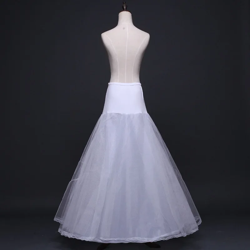 Foreign Trade Crinoline A Swing Wedding Dress Underdress Elastic Fabric Waist A Swing with Steel Ring Lace