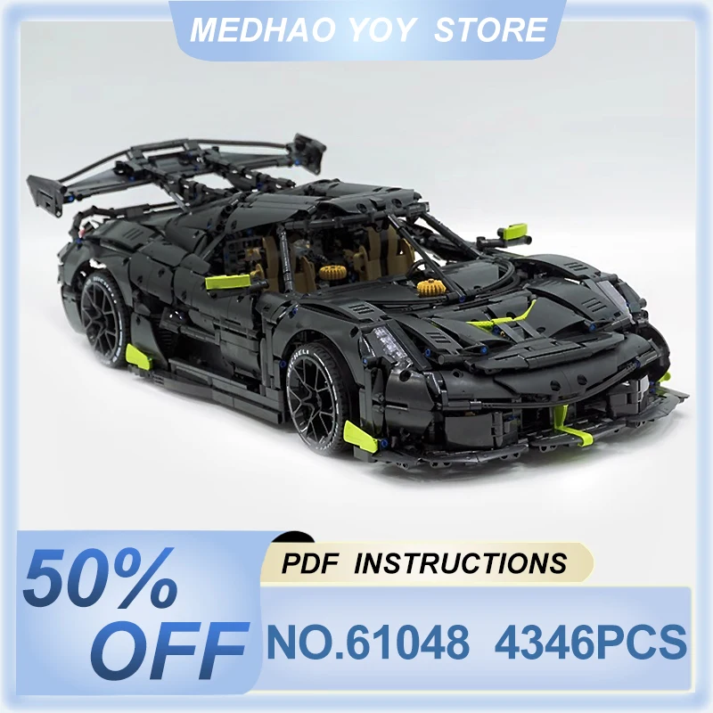 

MOC 61048 Technical Super Speed Champions KoenigseGGS Hybrid Hypercar Model Building Blocks Puzzle Toy Birthday Gifts For Kids