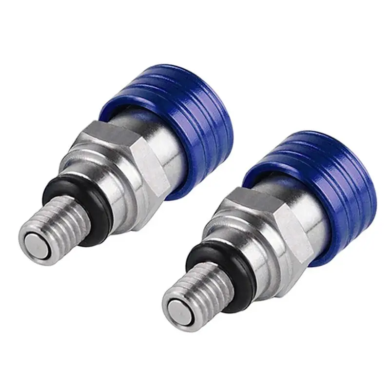 A11M-3X Motocross M5X0.8Cm Fork Air Bleeder Relief Valve For Honda Kawasaki YZ85 YZ125 YZ250 YZ450F 250RX Blue