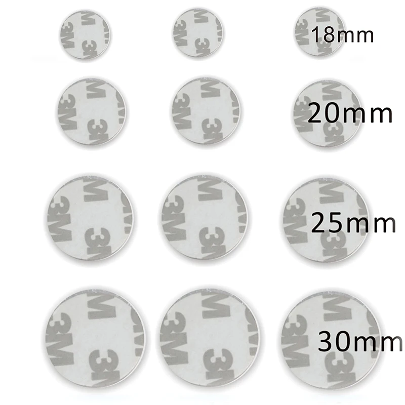 액세스 제어용 RFID 카드, IC 스티커, 동전, FM1108 칩, M f1 호환, 18mm, 20mm, 25mm, 30mm, 13.56 Mhz, 50 개
