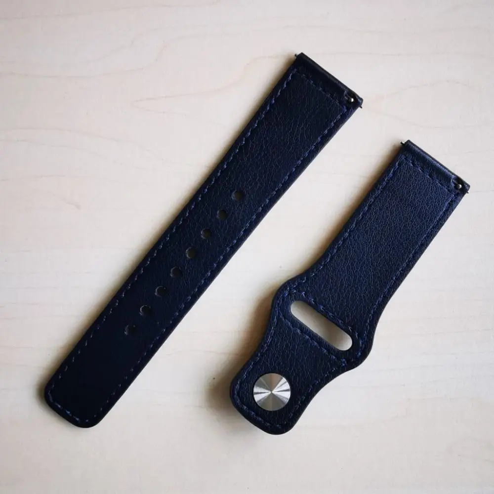 حزام ساعة جلدي قابل للتعديل ، 22 ، سوار ساعة ناعم ، إكسسوارات ساعة ذكية لرياضة smarga Gear ، جودة عالية