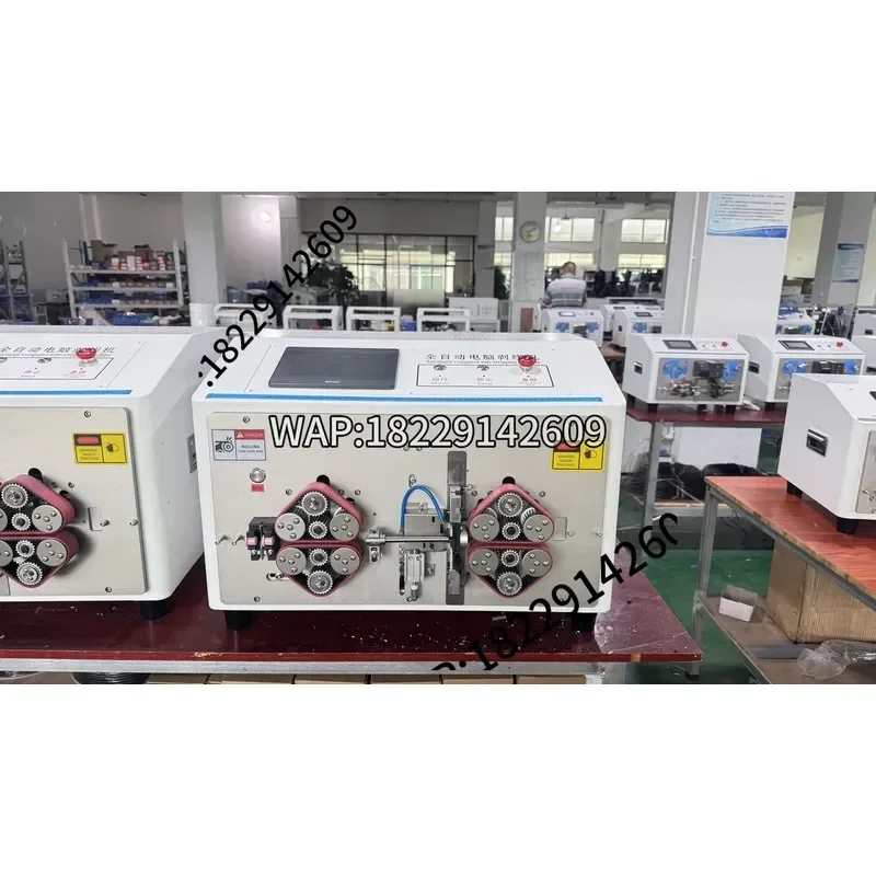10-Core Wire Cutting and Stripping Machine, Computer-Controlled Cable Processing Tool