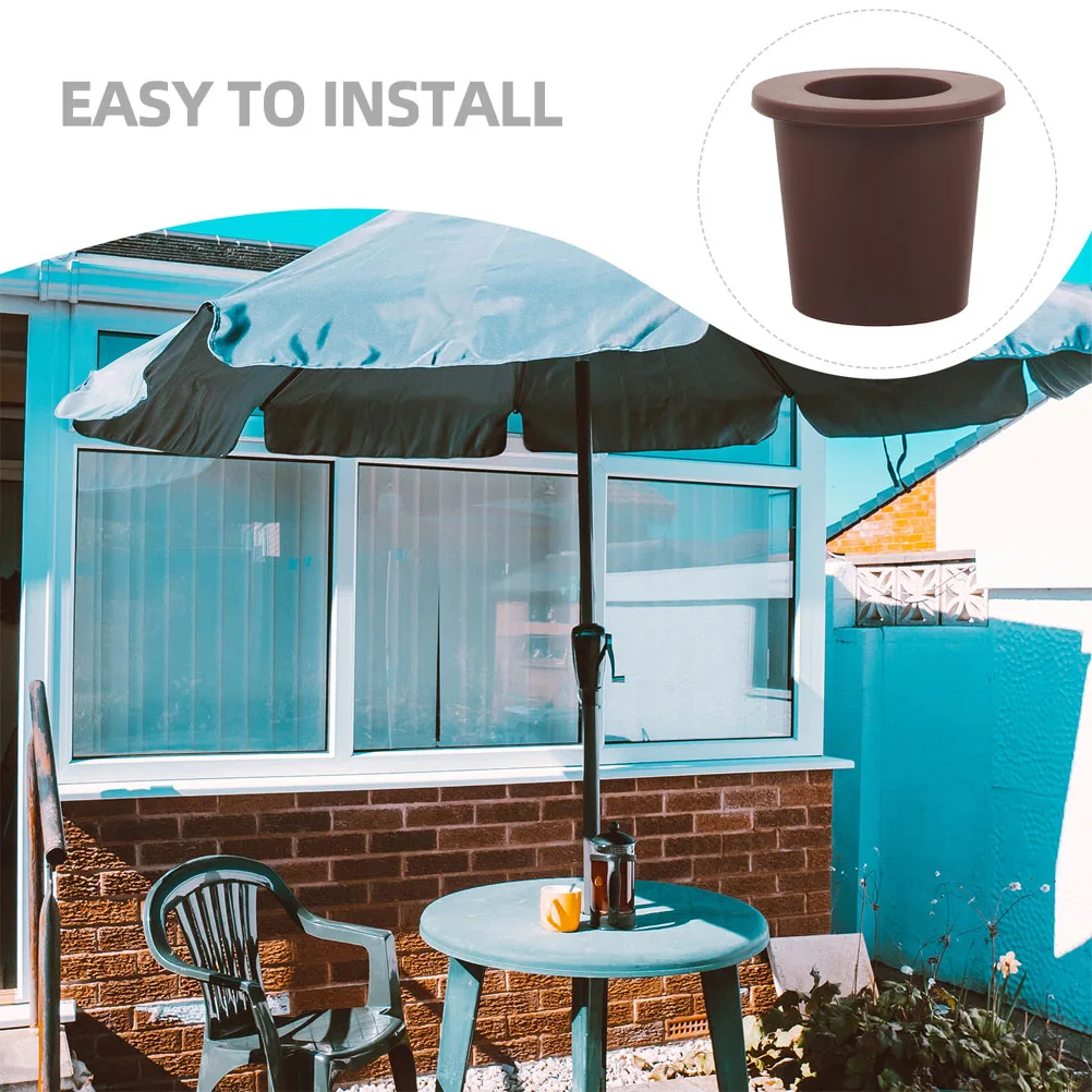 

2pcs Silicone Umbrella Cover Hole Protector Adapter for Outdoor Patio Table Stand Stabilizer Reducer Durable Easy Install with