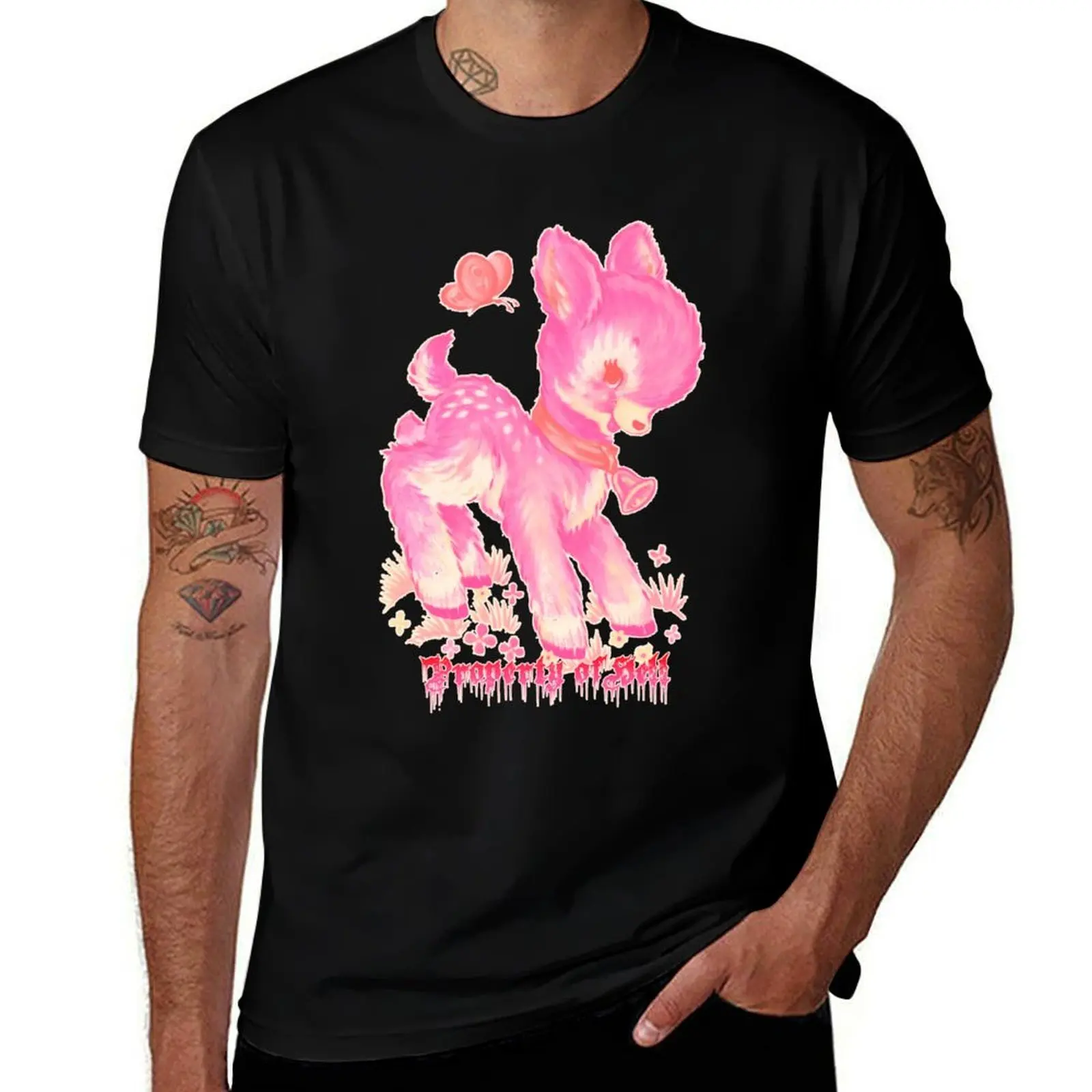 Property of Hell T-Shirt Active Wear Sports T-Shirt for Men