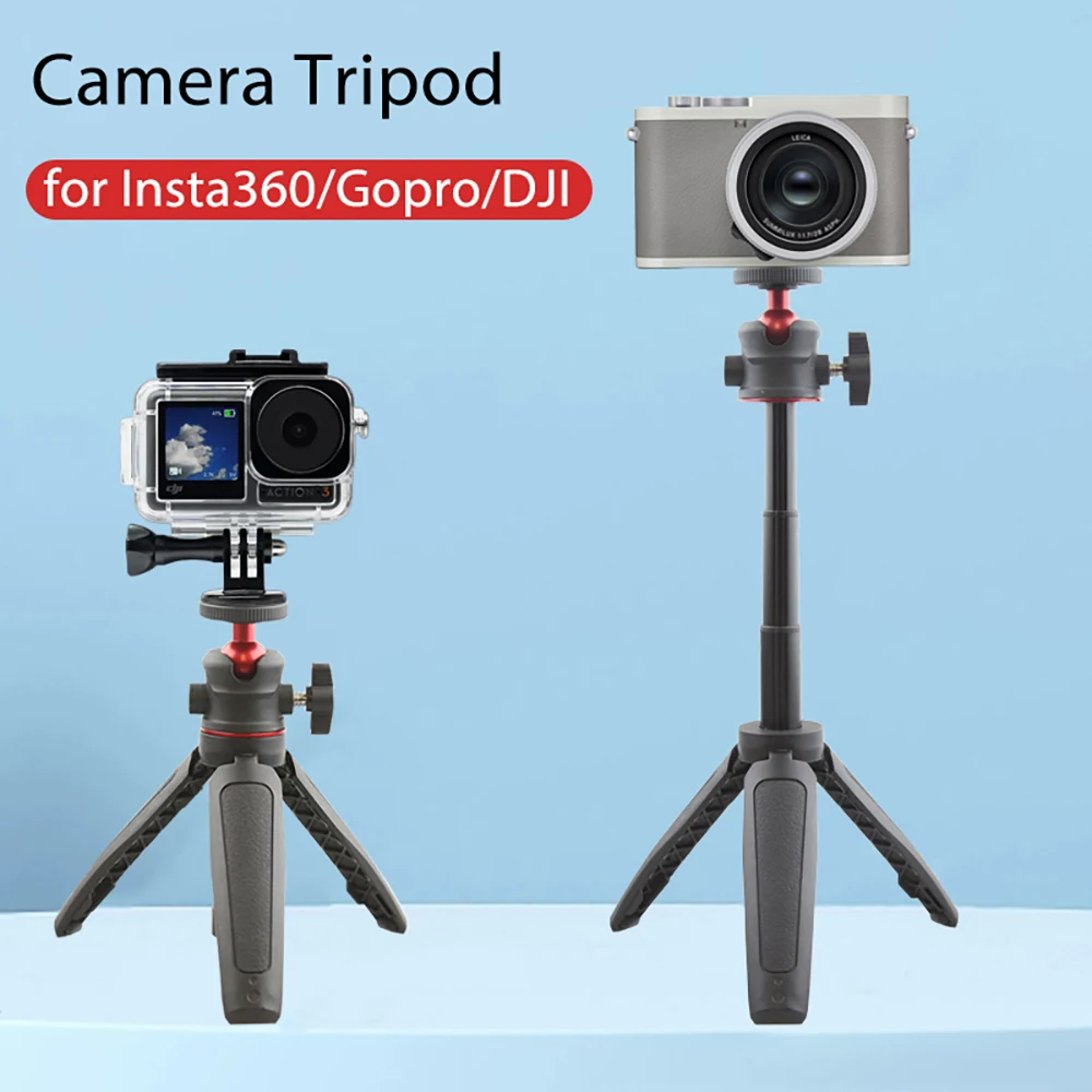 

Tripod Selfie Stick for DJI Pocket 3 / Gopro 13 / Insta360 Ace Pro 2 Action Camera Adjustable Tripod Extension rods Phone Holder