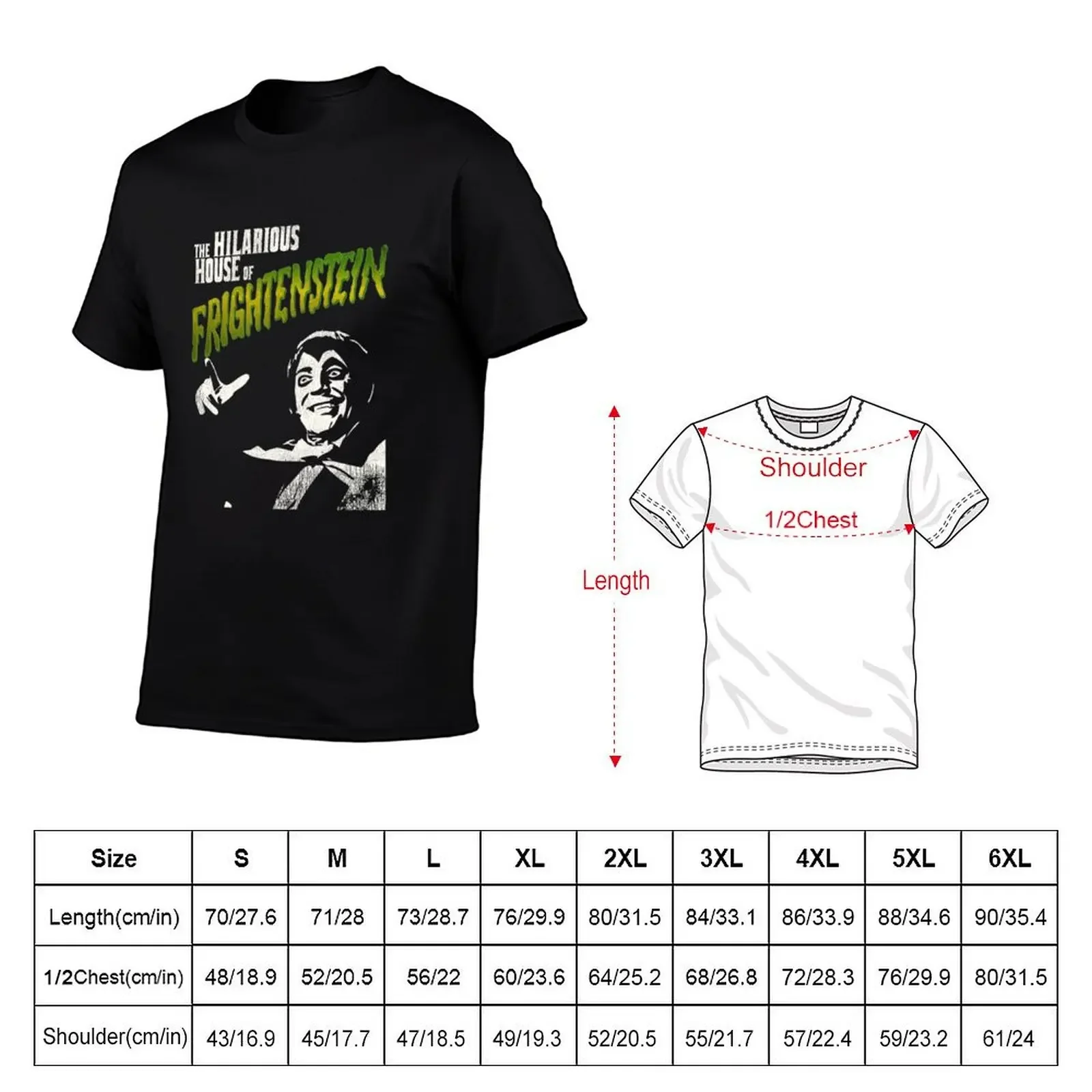 Count Frightenstein T-Shirt cotton graphic tees new edition Short sleeve tee plain white t shirts men