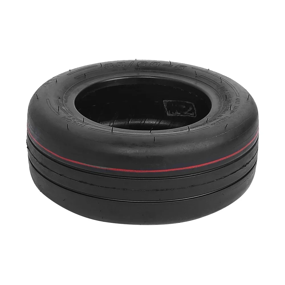 Front Wheel Tyre 80/60-5 Tubeless Vacuum Tire for Ninebot Gokart Pro Parts Outer Tyres Kart Kit Smooth Rubber Tires Accessories