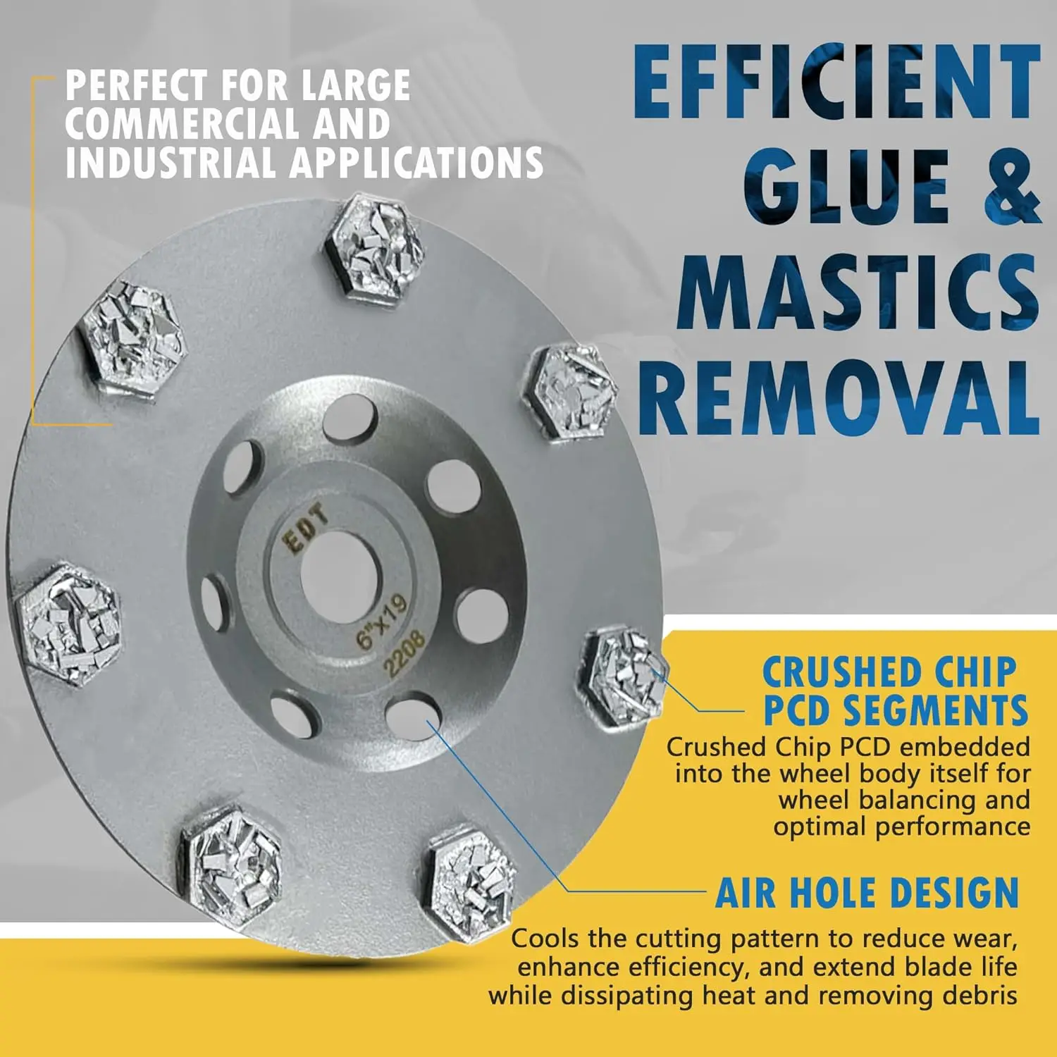 6" Pcd Grinding Whe…