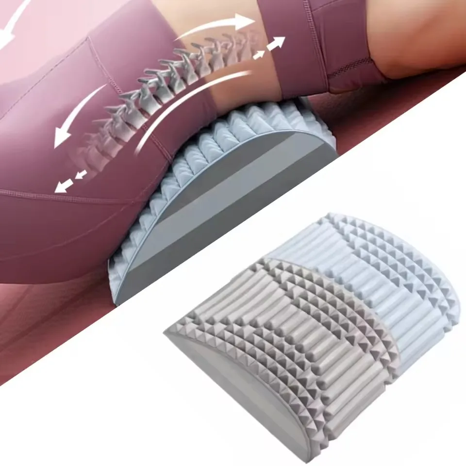 Yoga Back Trainer Lumbar Support Posture Correction Pillow Cushion Shaping Massage Care Tool Relax Muscle Home Fitness Stretcher