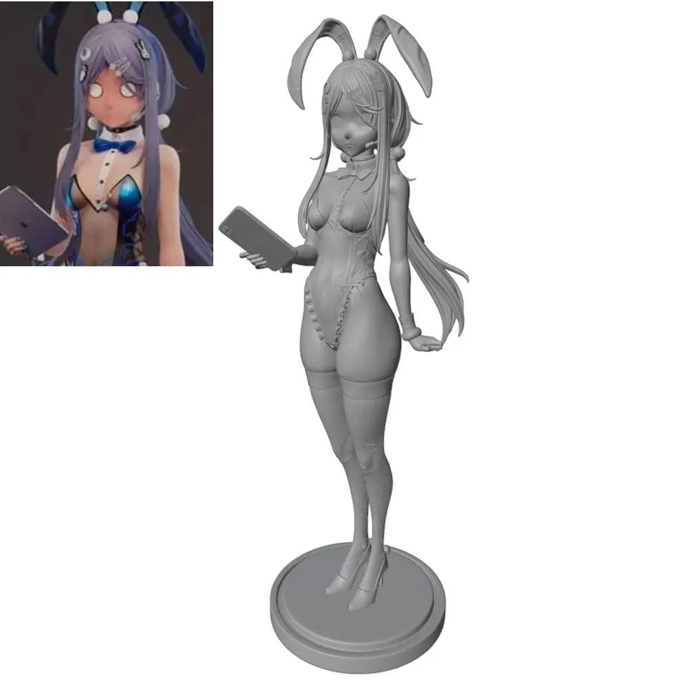 Figura decorativa 1/24 anime DIY sin pintar para dueños de mascotas - imagen 2