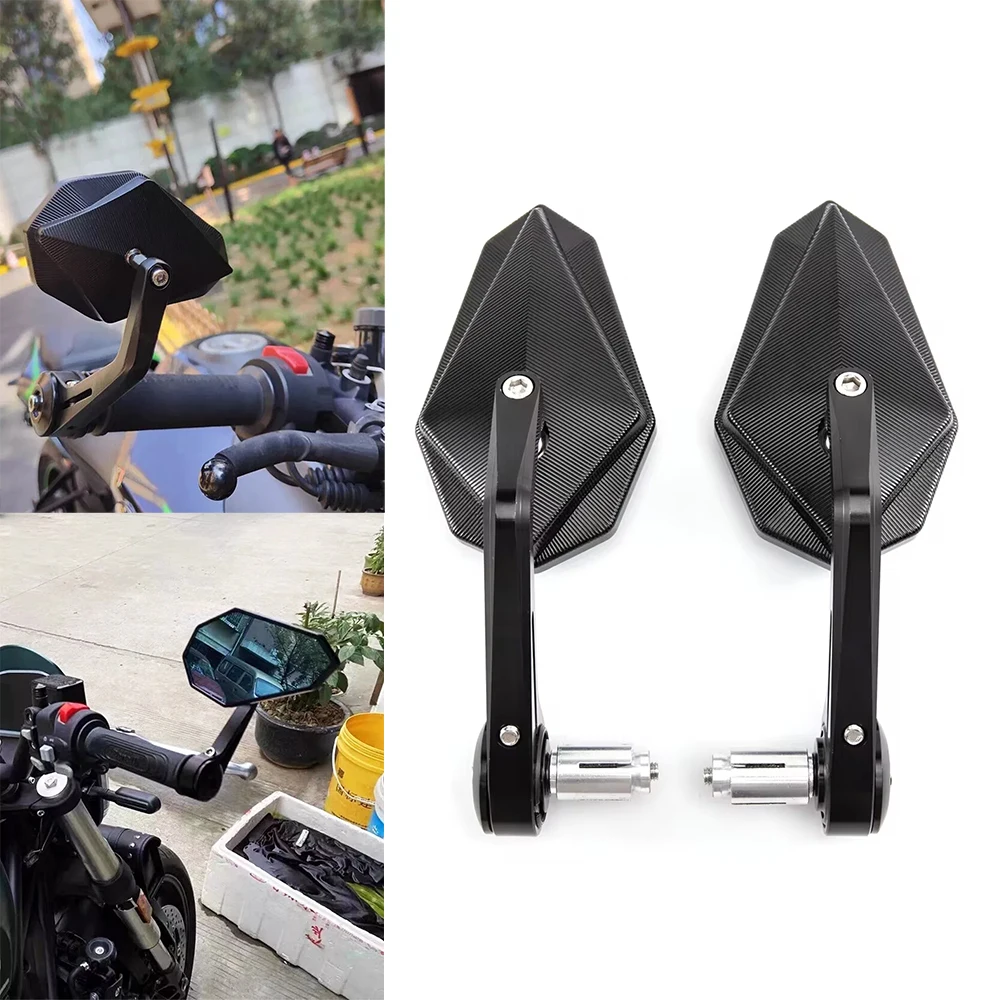 

Motorcycle Bar End Mirror for Yamaha YZF R1 Kawasaki Ninja Z1000 Z900 Z650 for Honda Rebel Suzuki SV650 Benelli TNT for Ducati