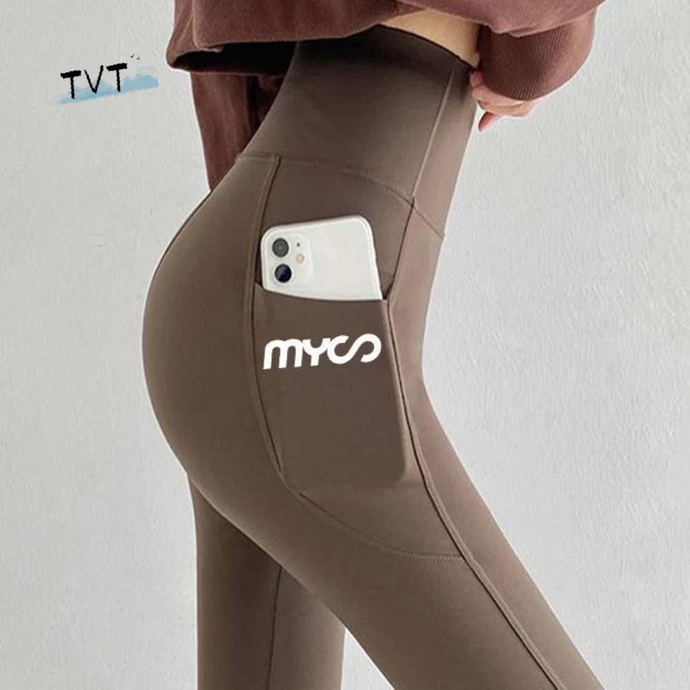 

High Waist Women Leggings with Pocket Seamless Tight Jogging Women's Capri Pants Butt Lifter Tummy Control Shapewear Girl