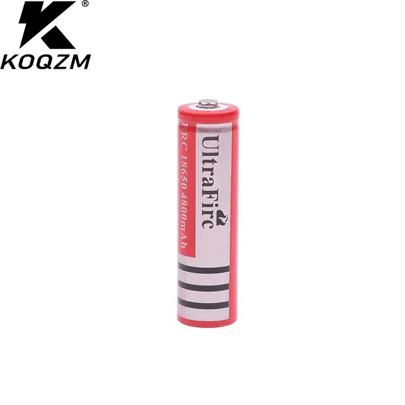 1PC 18650 Batterie 3.7V 4800mAh Wiederaufladbare Liionsbatterie For Led Taschenlampe Taschenlampe Batery Litio Batterie