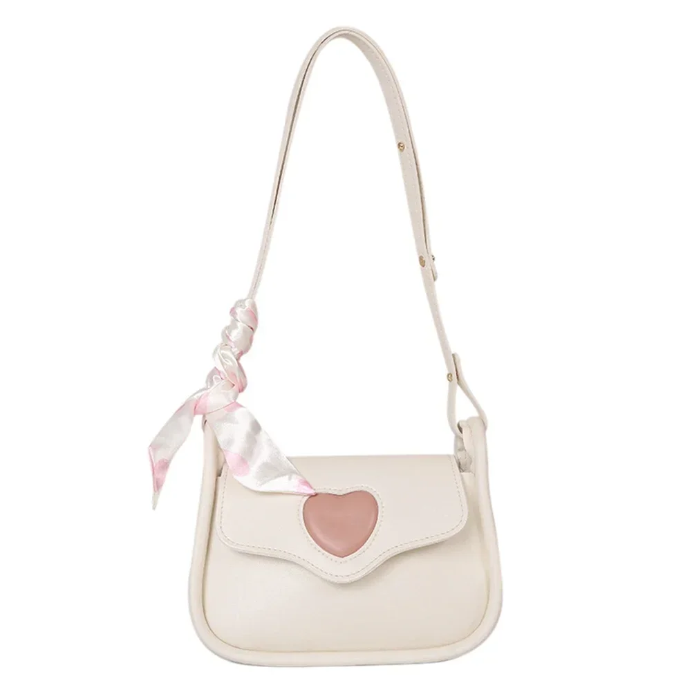 2024 Fashion Bags Women Korean Style Cute Shoulder Bag New ins Wind Hundred Shoulder Crossbody Bag Splicing Love Armpit Bag