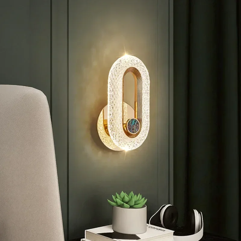 Luxury Bedroom Bedside Wall Lamps for Room Modern Kitchen Dining Table Sconce Led Lights Background Illumination Home-appliance