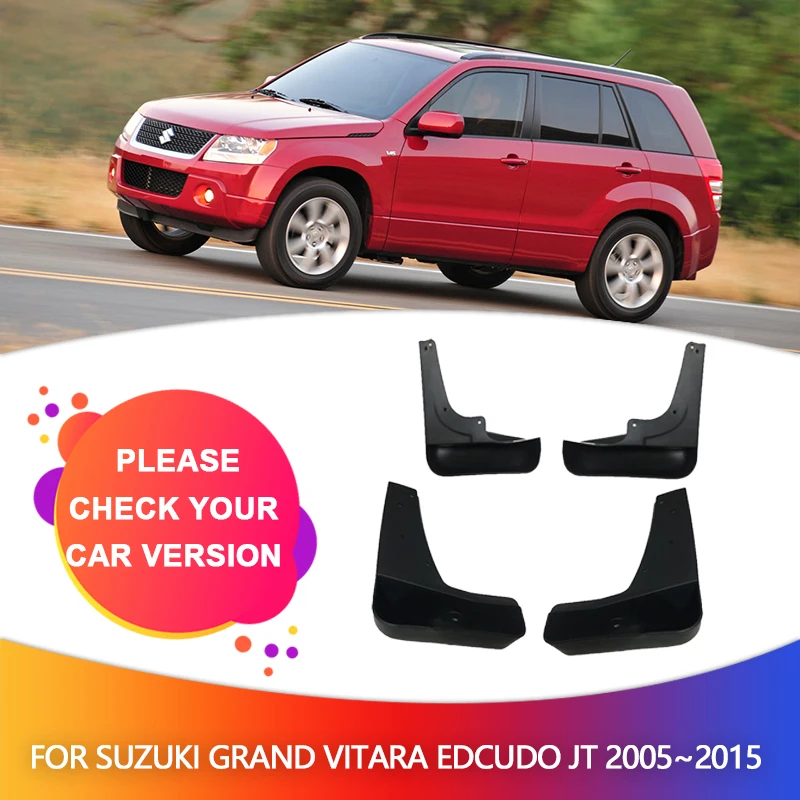 Mudflaps Fender For Suzuki Grand Vitara Edcudo JT 2005~2020 Mudguards Flap Styline Splash Mud Guards Cover Car Wheel Accessories