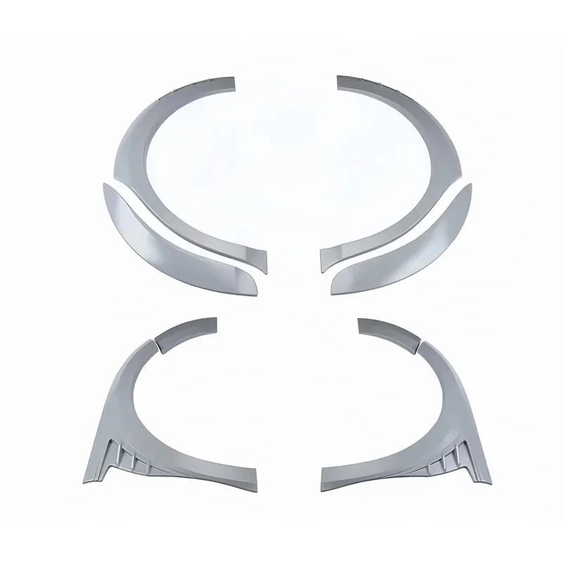 

White Black Wheel Eyebrow Fender Flares Auto Exterior Accessories
