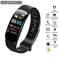 C1Plus Smart Watch Men Women Bluetooth Step Counting Sports Bracelet Fitness Tracker Heart Rate Blood Pressure Sleep