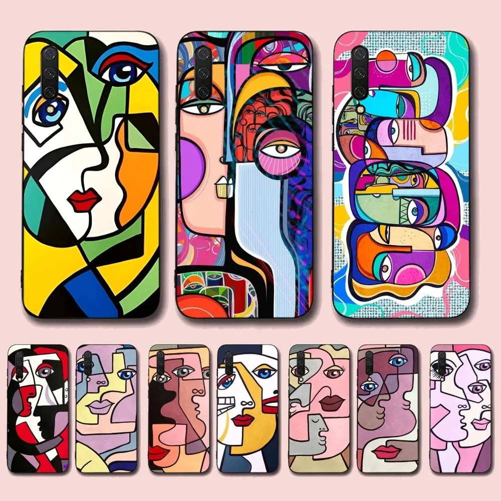 Picasso abstract Art Phone Case For Xiaomi Mi 5X 8 9 10 11 12 lite pro 10T PocoX3pro PocoM3 Note 10 pro lite