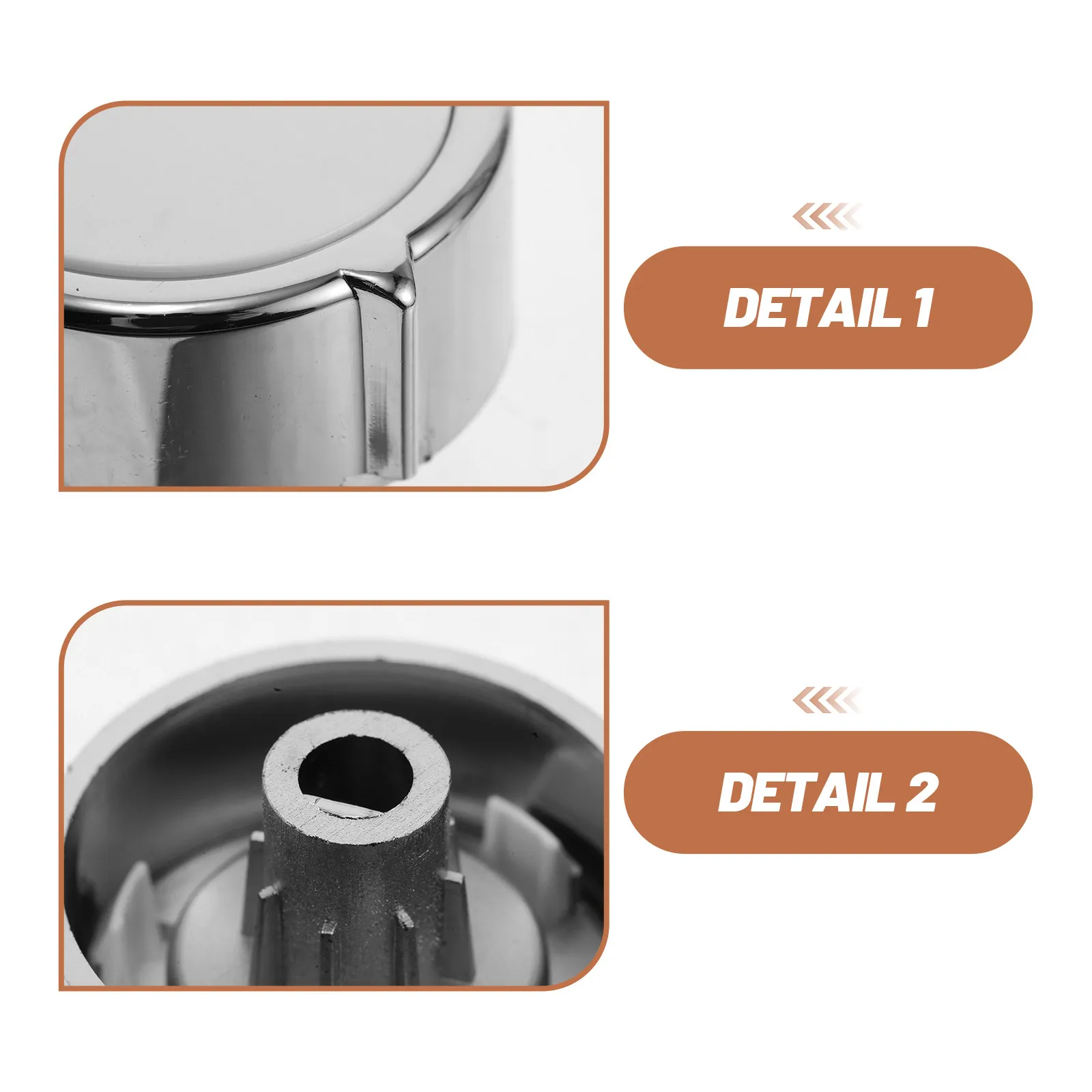 

4pcs D-shaped Shaft Knobs Air Fryer Replacement Knob for Kitchen Ovens Pressure Cooker Switch Button Kitchen appliance accessory