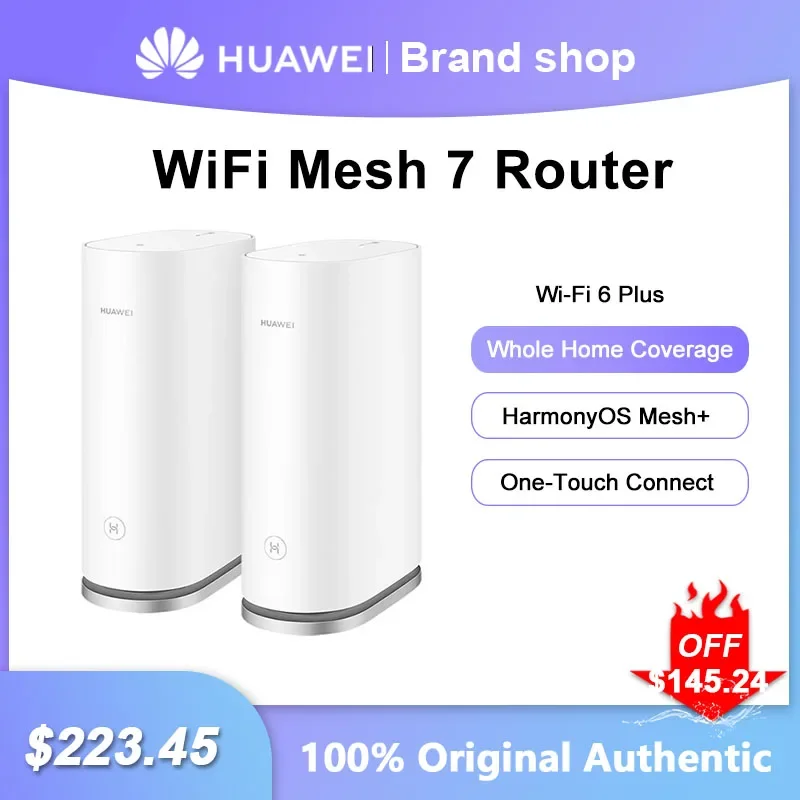 HUAWEI-repetidor de señal inalámbrico, enrutador de malla WiFi 7 AX6600, cobertura completa del hogar, amplificador de conexión de un solo toque,