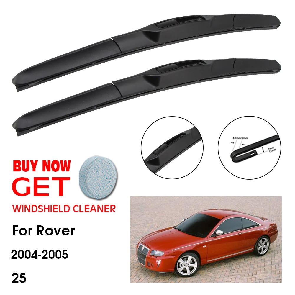 

Car Wiper Blade For Rover 25 21"+18" 2004-2005 Front Window Washer Windscreen Windshield Wipers Blades Accessories