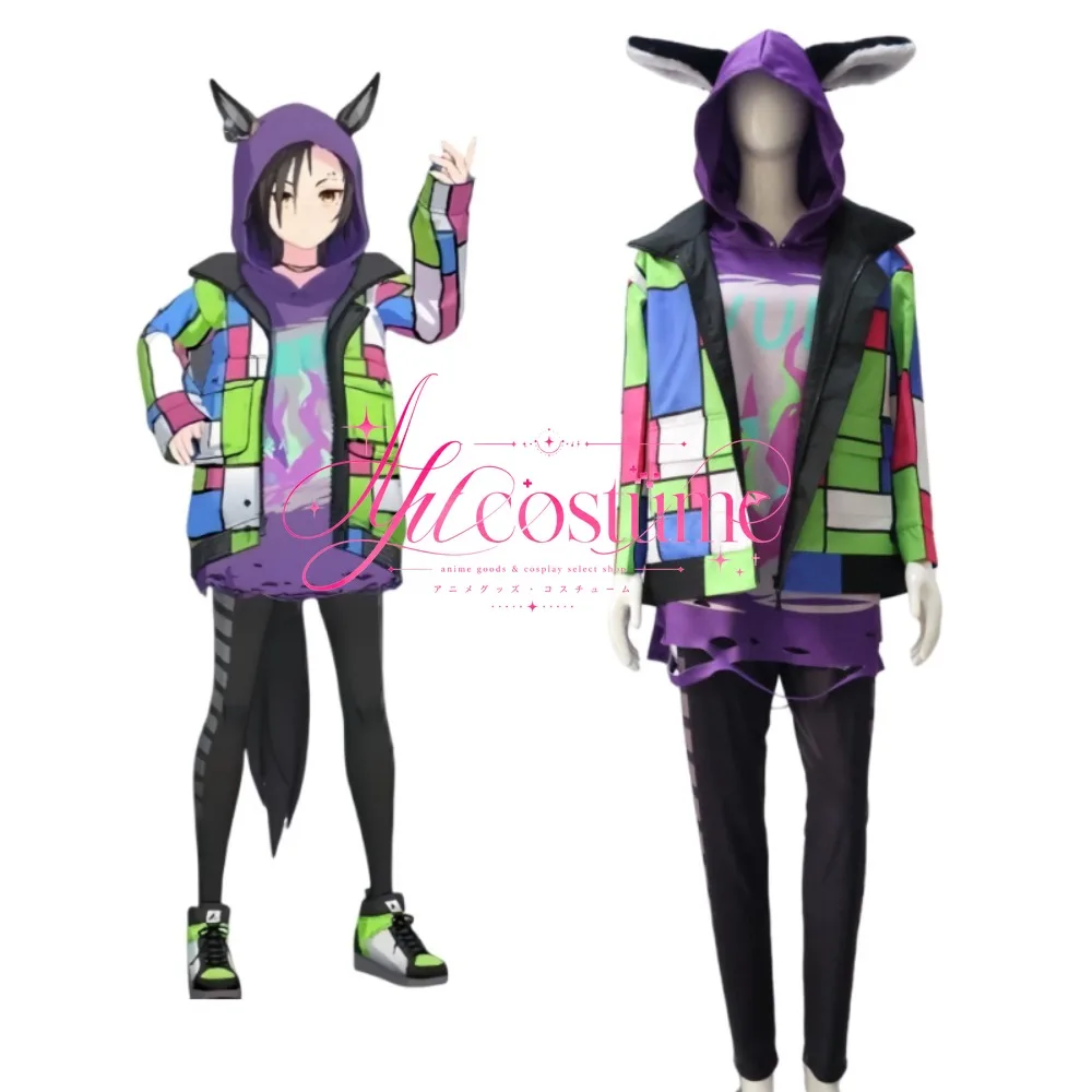 Uma Musume Air Shakur Cosplay Costume Racing Character Outfit Stage Style for Anime Game Convention